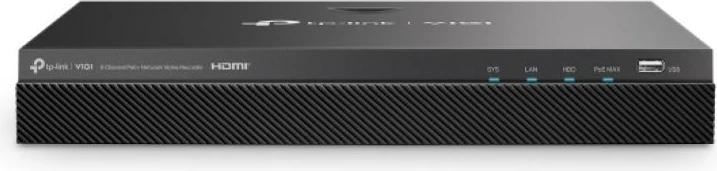 NVR TP-Link VIGI NVR2008H-8MP, 8MP, PoE, HDMI, e zezë