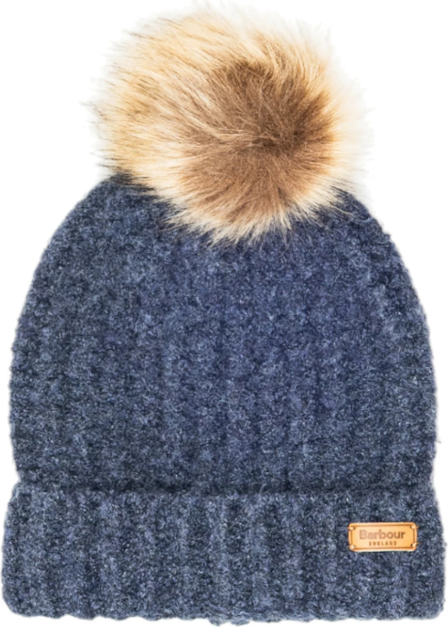 Set kapelë beanie dhe shall për femra Barbour SALTBURN LGS0077, bordeaux