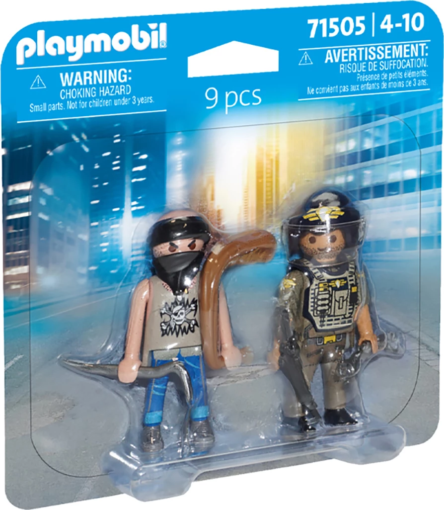 Playmobil 71505 Tactical Police with Thief DuoPack Construction Set