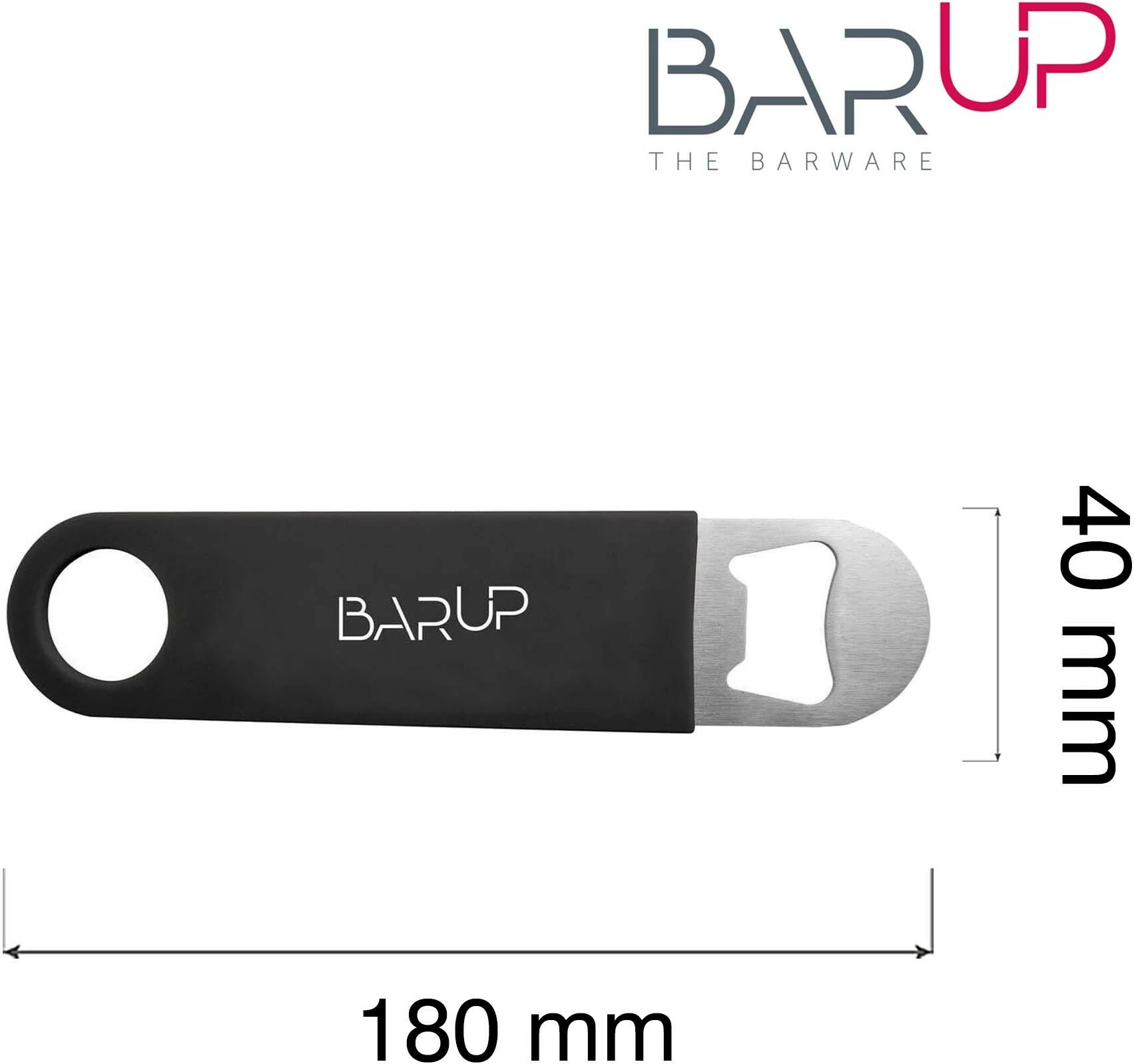 Hapëse shishesh, BarUp, Bar blade, 180x40mm, e zezë