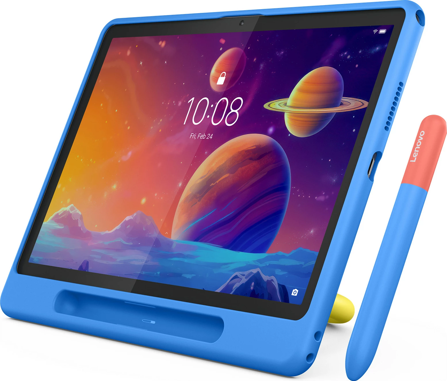 Tablet Lenovo Tab 2025 64GB me mbështjellës edhe stylus, e zezë