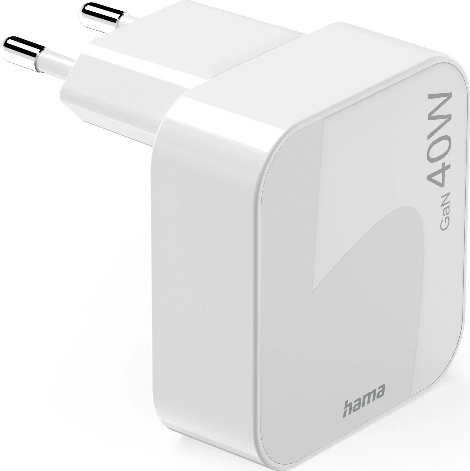 Karikues Hama 40W, 2x USB-C, i bardhë, palueshëm