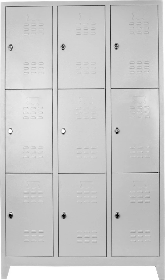 Dollap locker për depo, ngjyrë gri e çelët, Skye Decor, Js1024