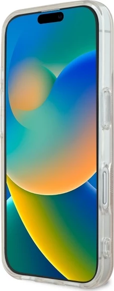 Mbështjellës Guess IML 4G MagSafe për iPhone 16 Plus, Rozë