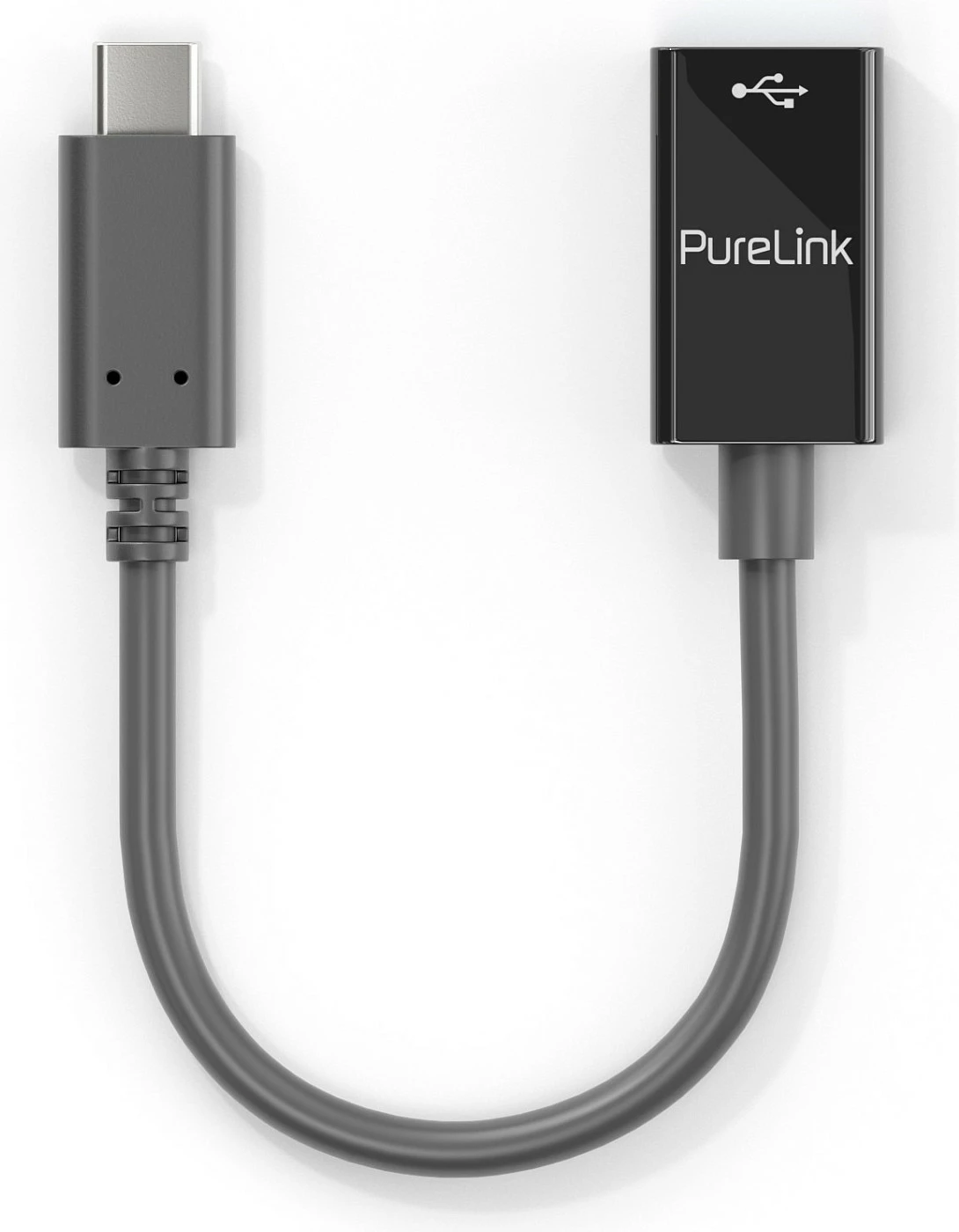 Adapter PureLink USB-C në USB-A, USB 3.1 Gen 1, 0.10m, iSerie, i zi