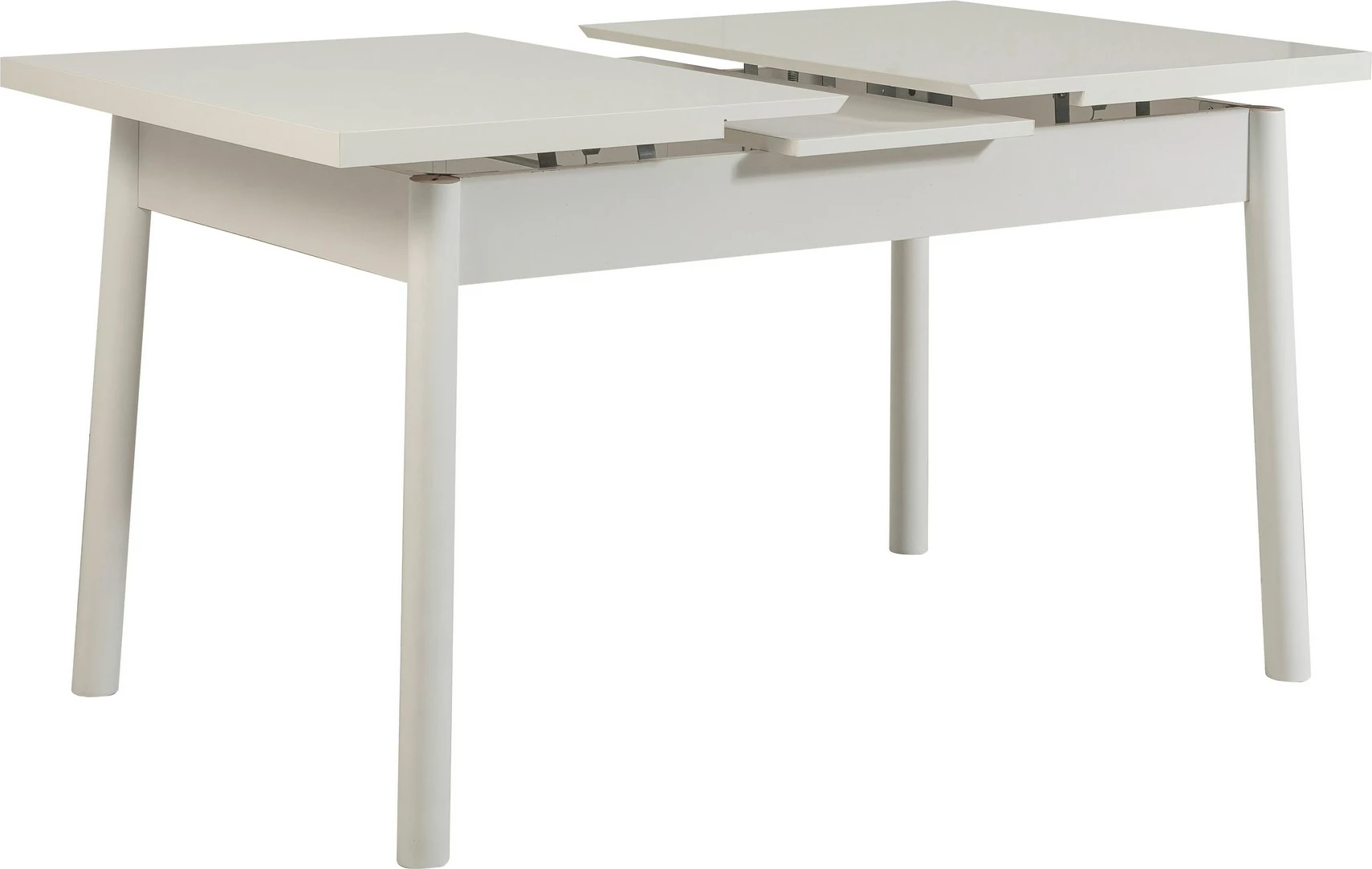 Set tavolinë me karrige, zgjatues, 3 pjesë, Skye Decor, Santiago 0400, e bardhë, e gjelbër