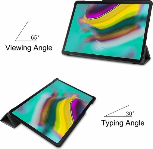 Mbështjellës ONASI Style për Samsung Galaxy Tab A 2018 T290/T295 8\" prej eko lëkure, i zi