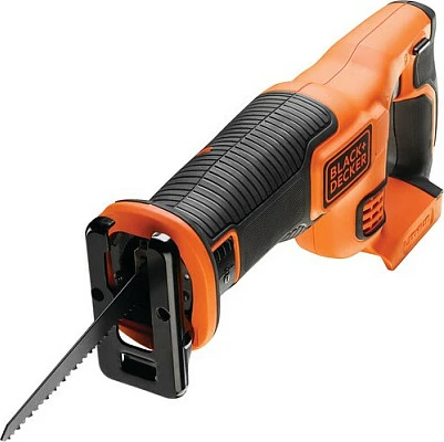 Sharrë reciproke me bateri Black+Decker BDCR18N, 18V, pa bateri e karikues, portokalli/zi