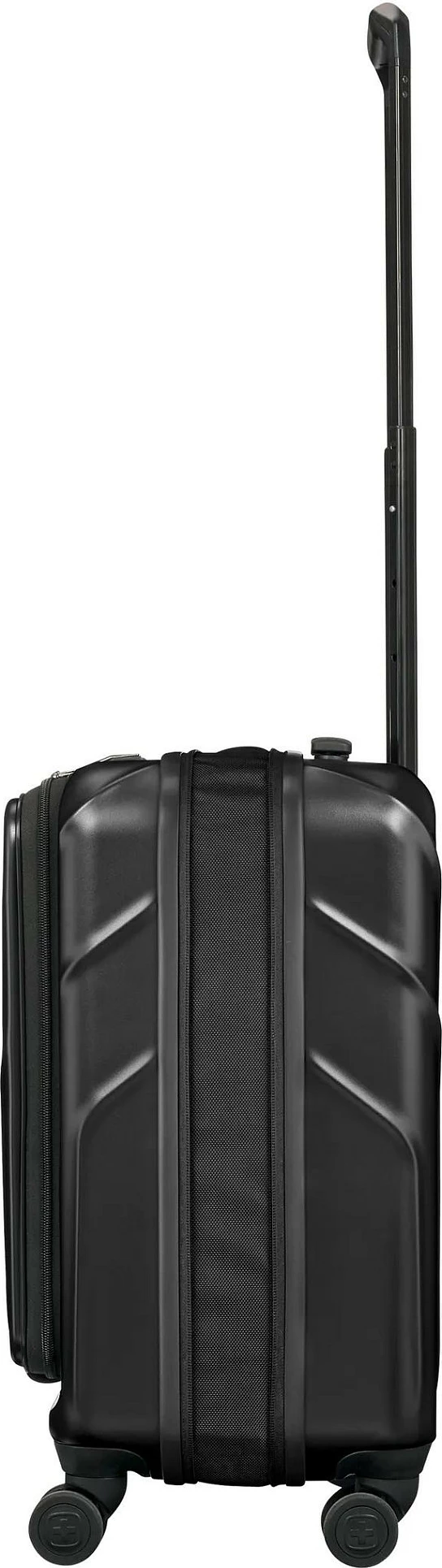 Valixhe kabine Wenger Amplix Hardside Carry-On, 36L, për laptop 16", 4 rrota, e zezë
