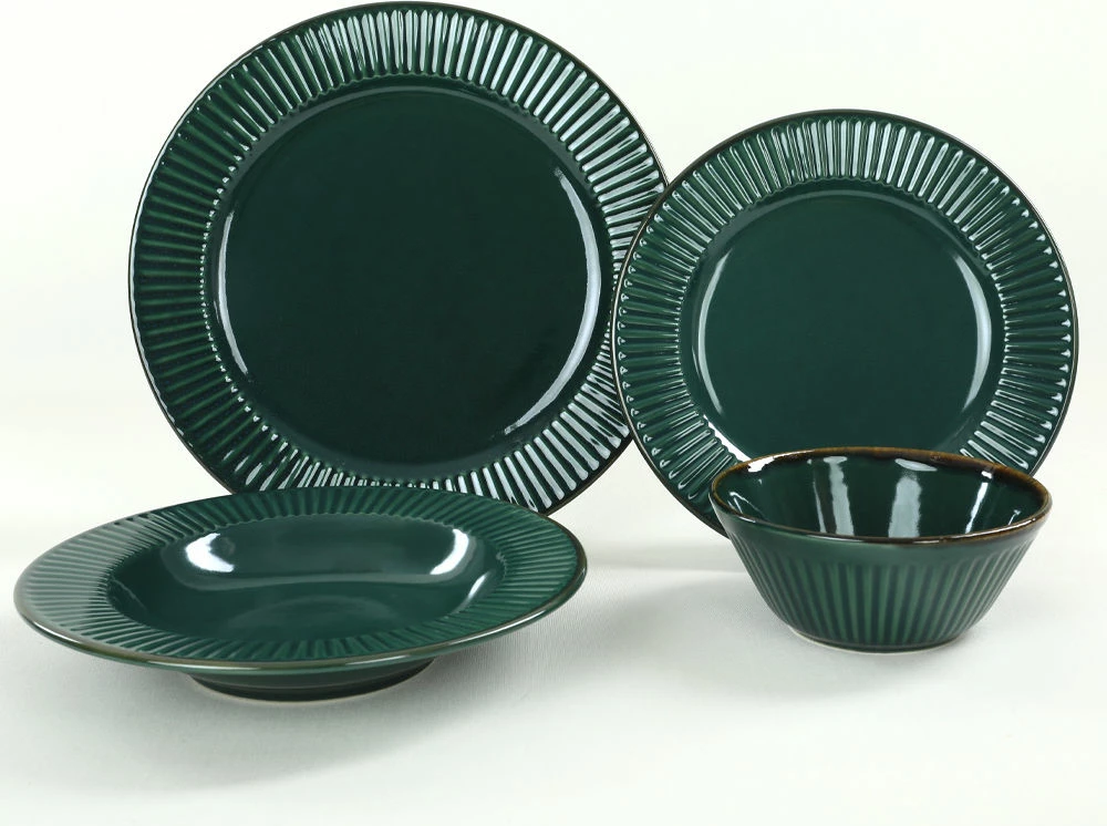 Set dark qeramike për drekë, 24 copë, Hermia Concept, TY125024FRA5A839700MAET600