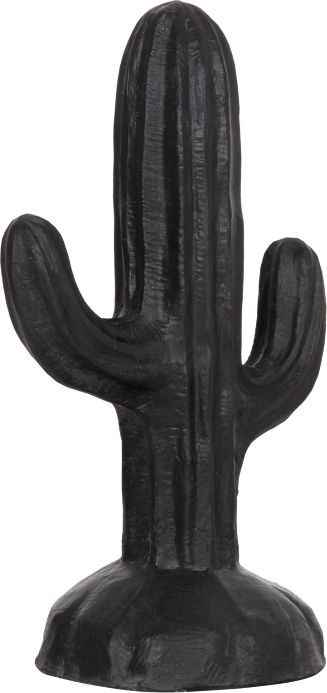 Dekor kaktusi për dysheme, ngjyrë e zezë, FH4386.01S, 42x30x74cm