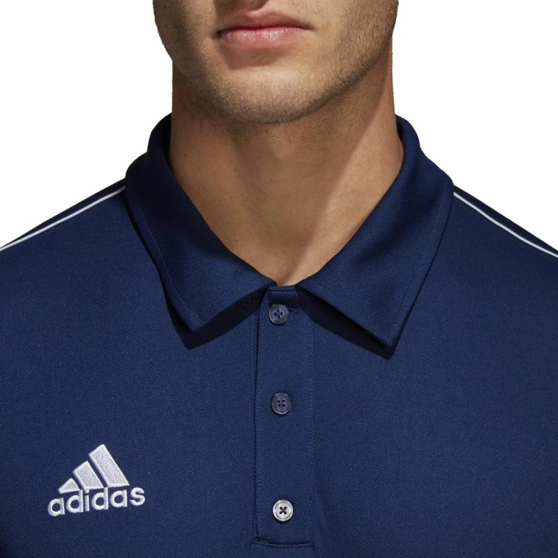 Fanellë polo për meshkuj adidas Core 18, blu marine