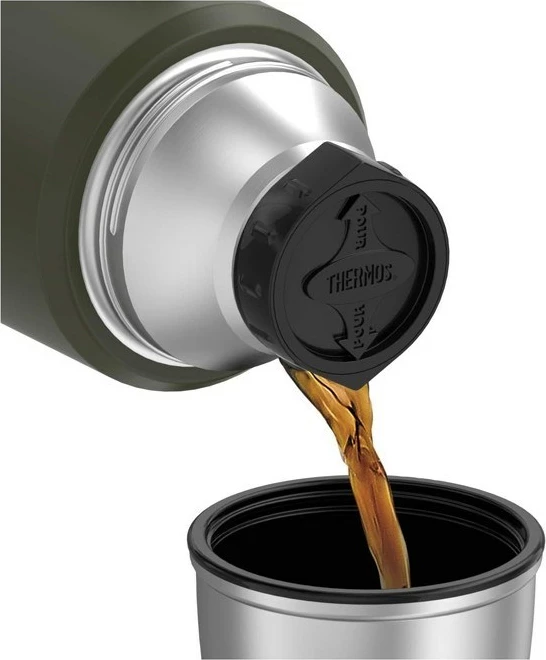Termos Thermos 470 ml me mbajtëse filxhani, army green