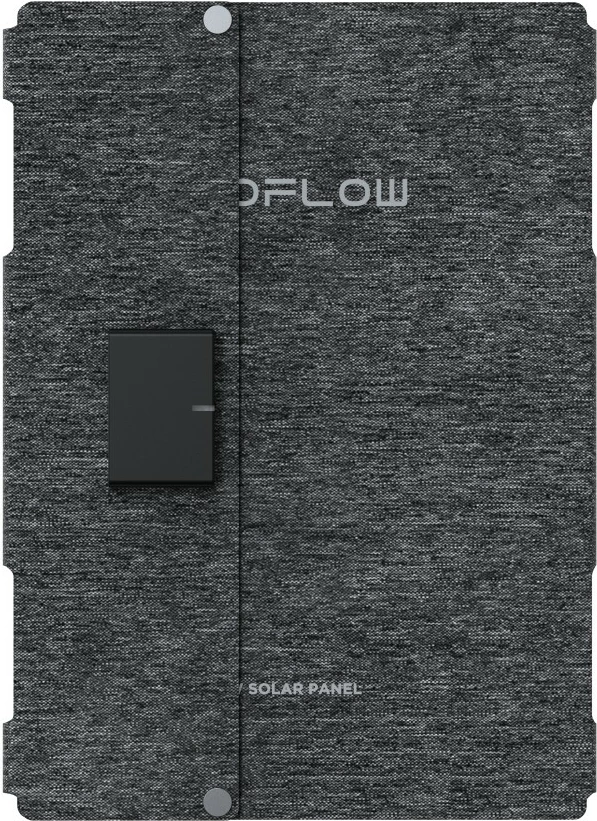 Panel diellor EcoFlow 45W, monokristalin, IP68, USB Type-C, zi