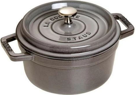 Cocotte Staub 20 cm, gize, gri
