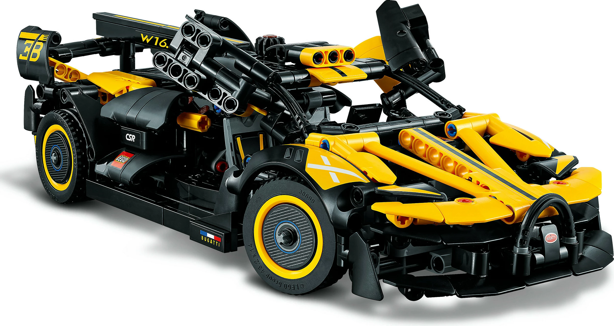 Set ndërtimi LEGO Technic Bugatti Bolide, 905 pjesë, plastikë, shumëngjyrësh