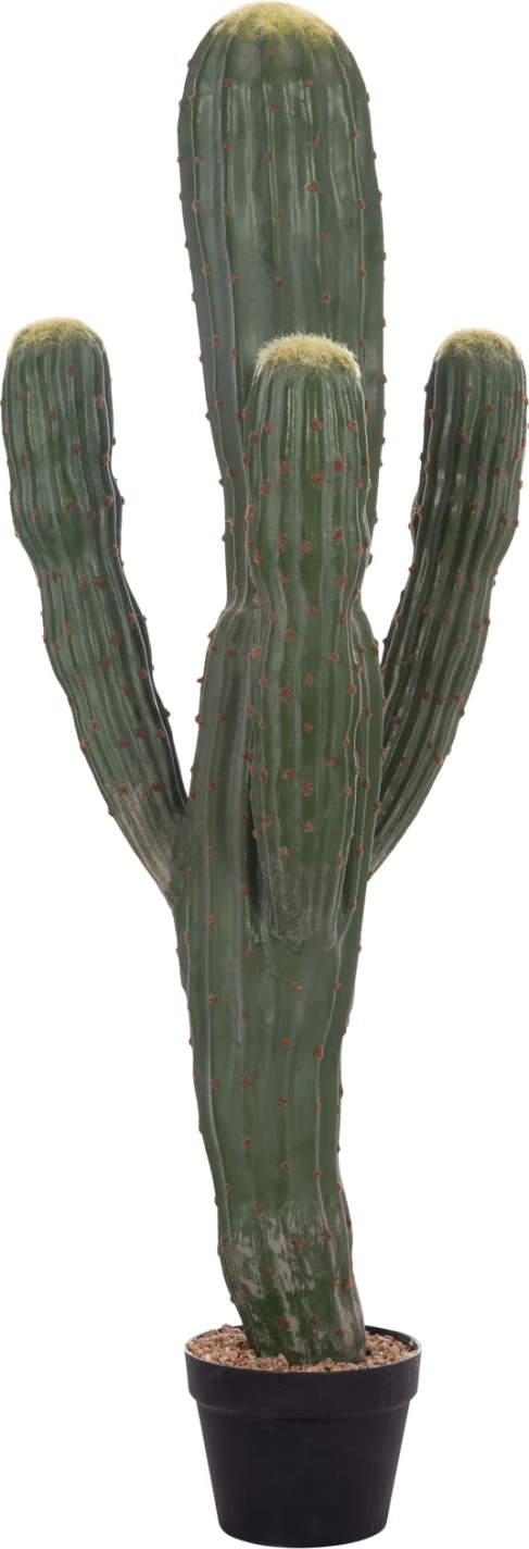 Bimë dekorative sintetike në vazo, lloj kaktusi, FH4746, 17.5x42x113cm