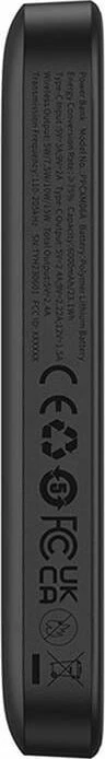 Powerbank Baseus Magnetic Mini Air 6000mAh 20W, karikim wireless magnetik, me kabllo USB-C në USB-C 30cm, i zi