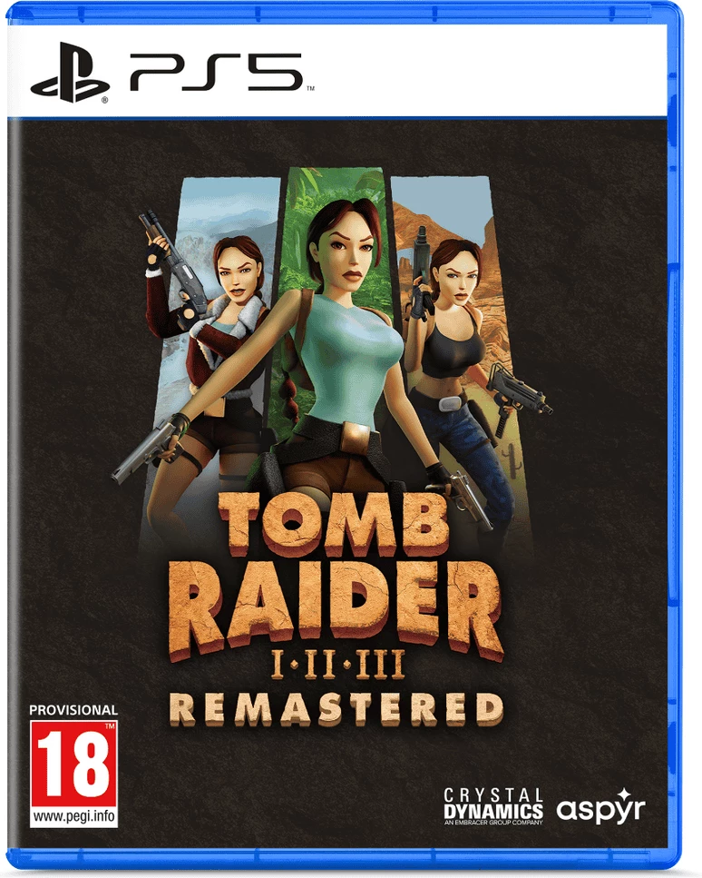 Tomb Raider - I-II-III Remastered Disk Version PS5