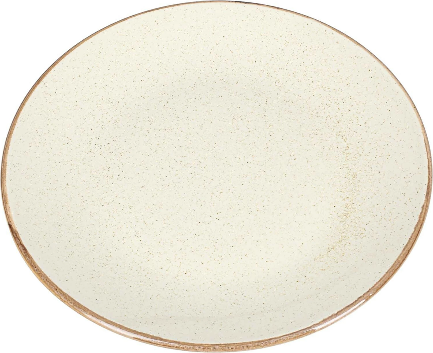 Pjatë e sheshtë Porland Seasons Sand 200 mm, bezhë/krem, set 6 copë