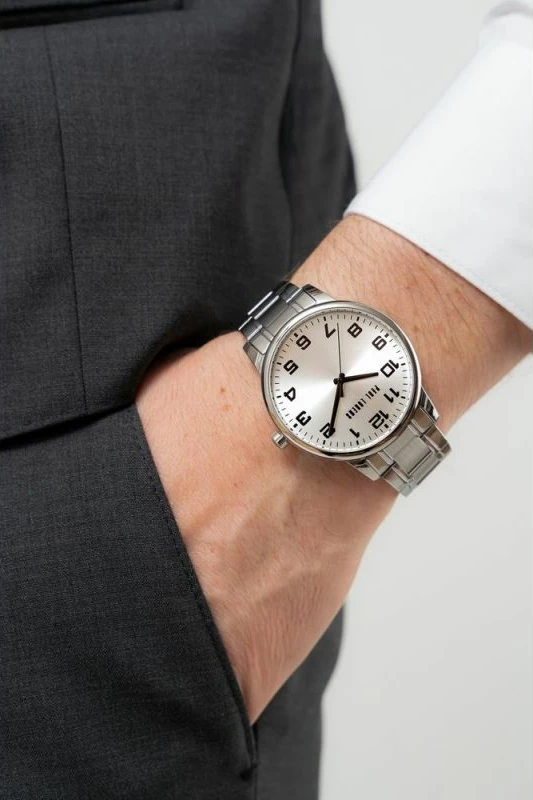 Orë dore për meshkuj Paul Lorens, argjend