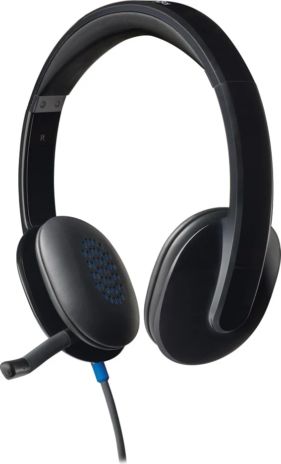 Kufje Logitech H540, USB, të zeza