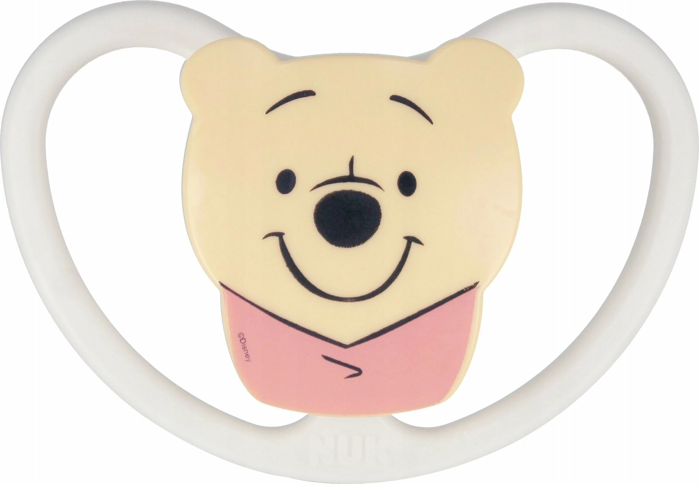 Biberon NUK Space 10175249 0-6 muaj silikon 2 copë i bardhë