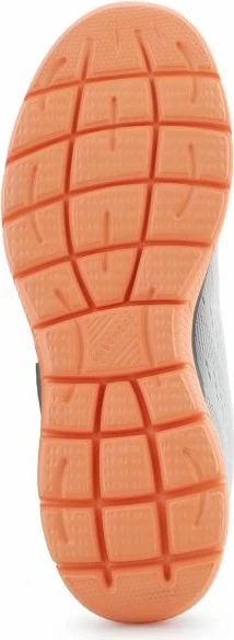Atlete për meshkuj Skechers, gri-portokalli