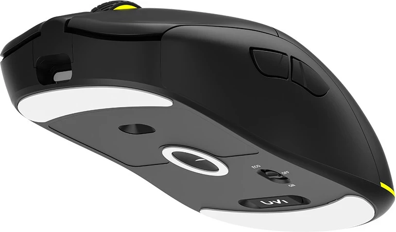 Maus UVI ANT Wireless 19000 DPI, RGB, 730 mAh, 83 g, i zi