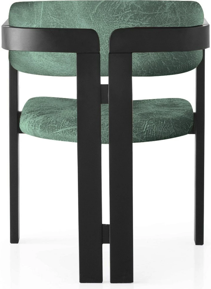 Karrige Hanah Home, CO - 023, kornizë druri, e zezë dhe e gjelbër