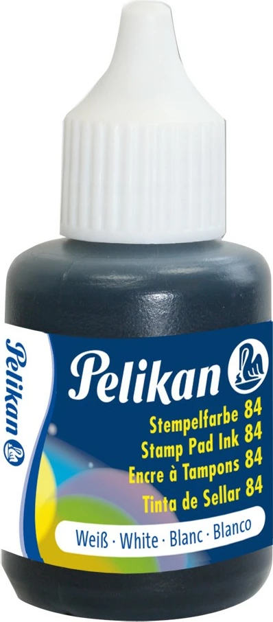 Bojë për vula Pelikan 351502, 30ml, e bardhë