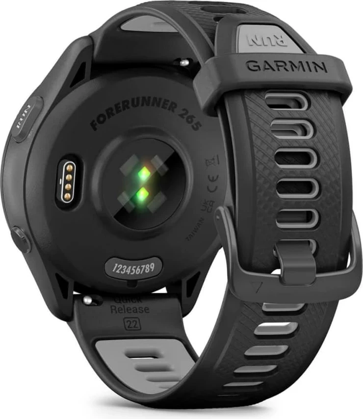 Smartwatch Garmin Forerunner 265, 46 mm, AMOLED, GPS, i zi