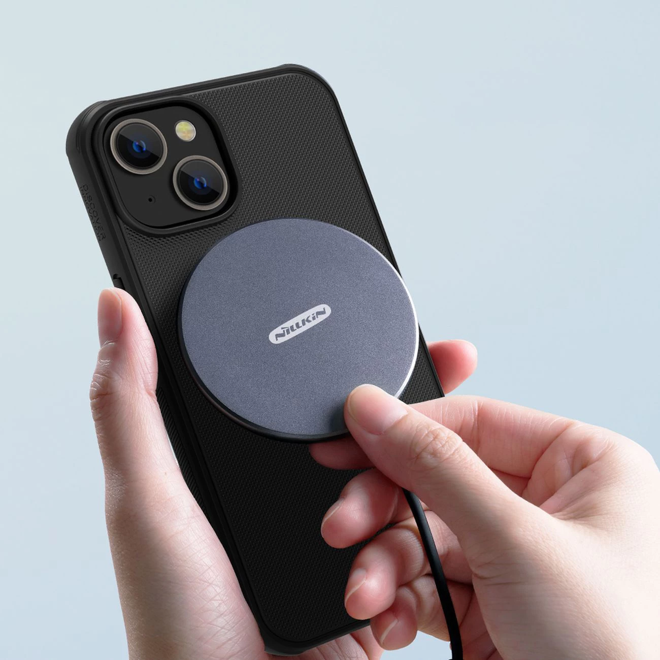 Mbështjellës Nillkin Super Frosted Shield Pro për iPhone 14 Plus me MagSafe, Blu