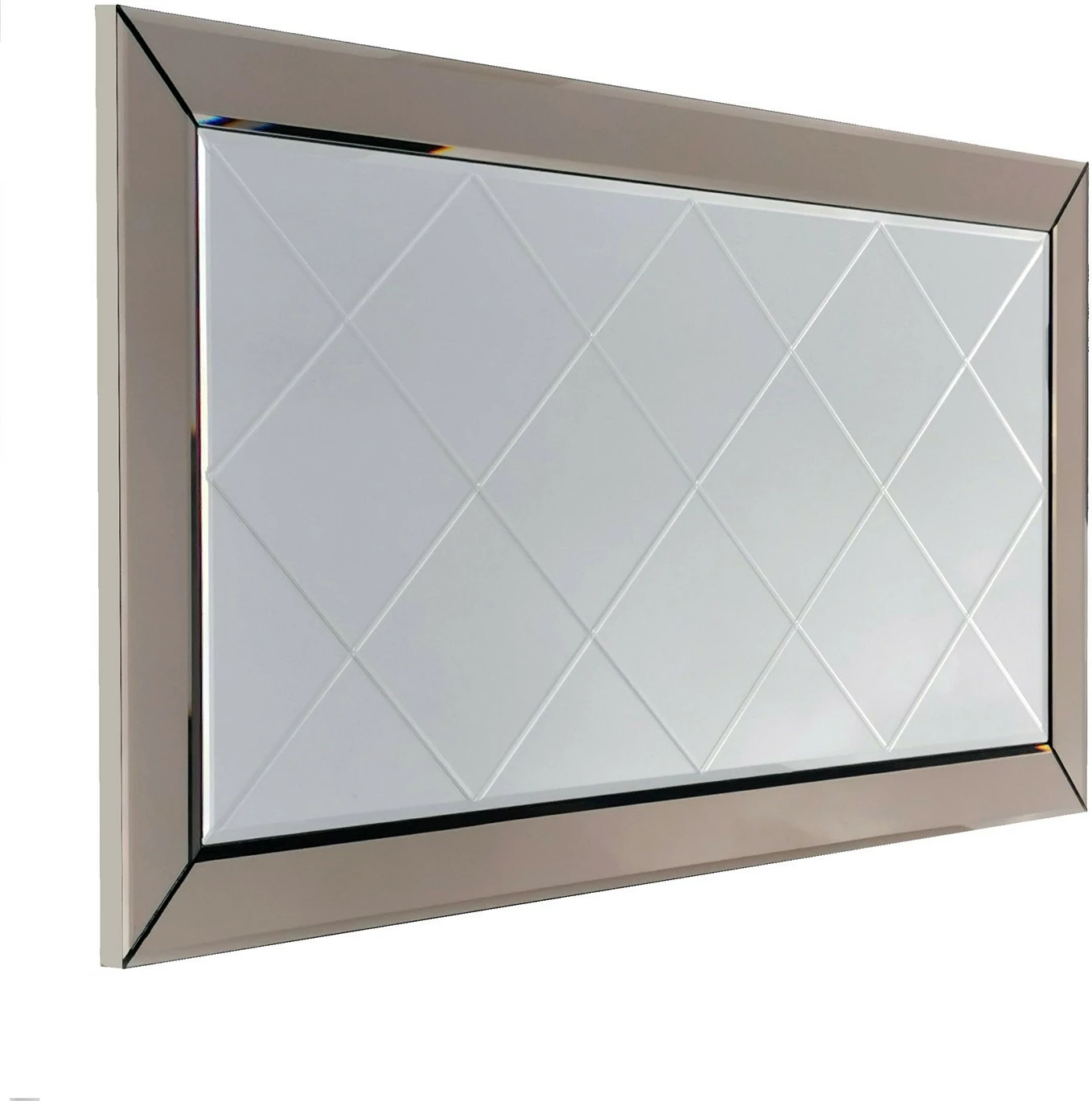 Pasqyrë Hanah Home, A330Y, ngjyrë argjendi, 130x65cm