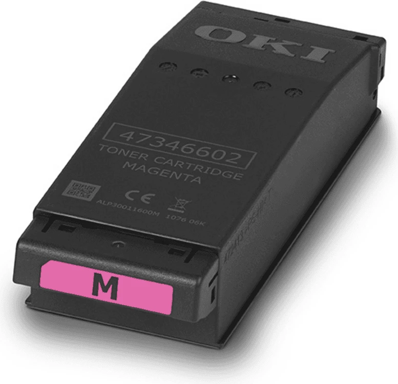 Toner, OKI, 09006128, 6000 faqe, standard, magenta