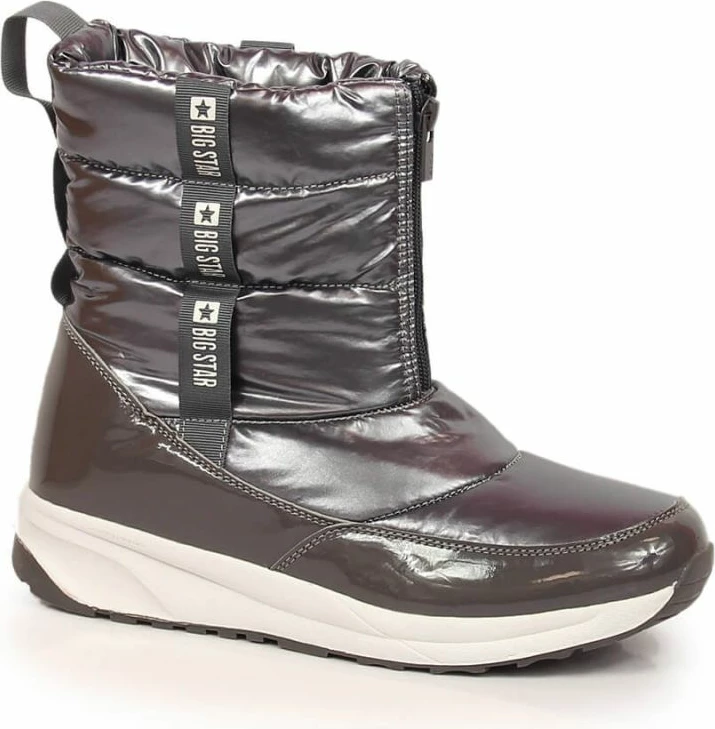 Çizme të izoluara për femra Big Star, ngjyrë argjendi