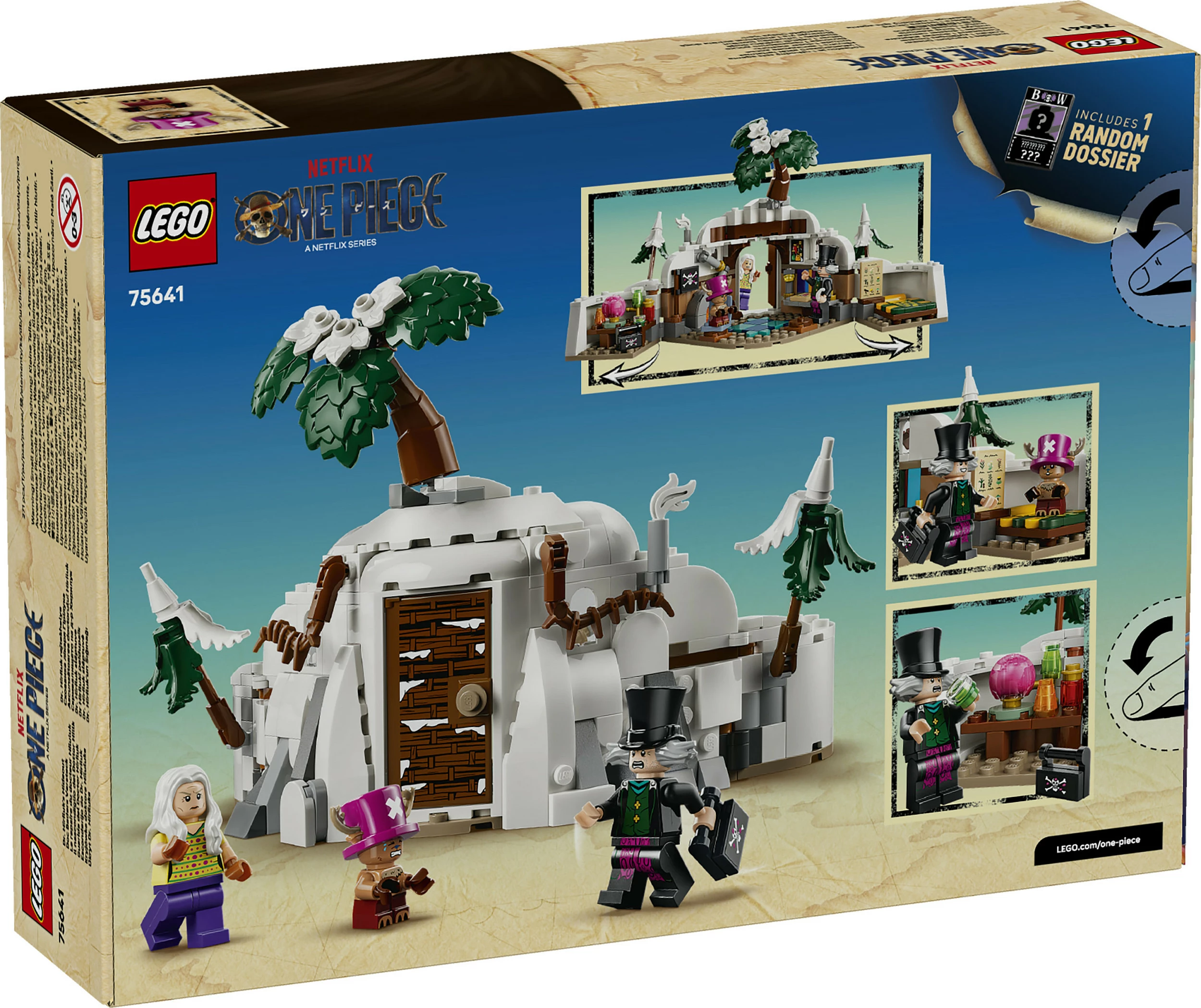 Set LEGO One Piece 75641 Streha e Dr. Hiriluk, 271 copë