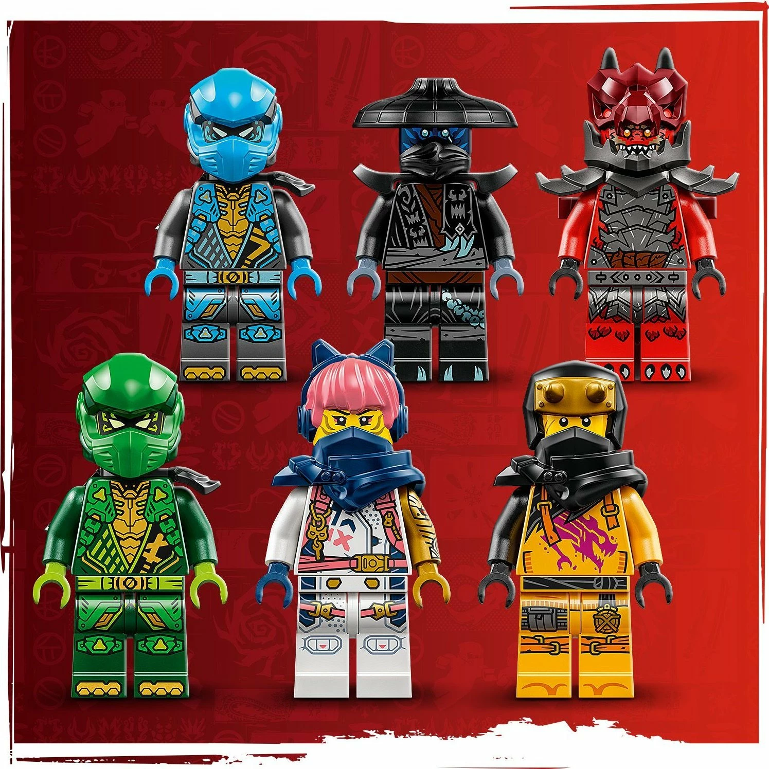 Set LEGO NINJAGO Chaos Dragon Fangthunder 71832, 668 copë