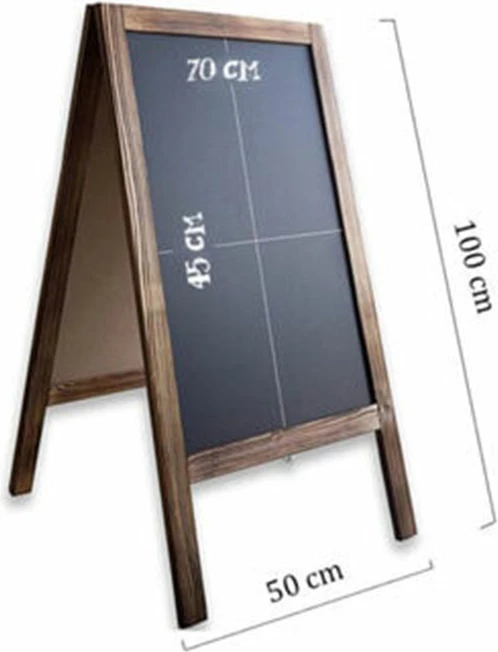 Stendë menuje Felex, ngjyrë arre e zezë, 50x25x100cm
