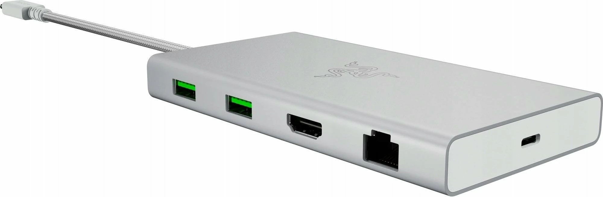 Dock USB-C Razer RC21-02250200-R3M1 (USB-C Dock Mercury) 11 porta, HDMI 4K@60Hz, LAN Gigabit, PD 85W, gri