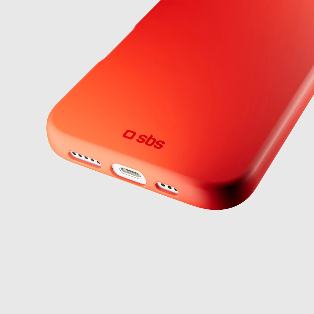 Mbështjellës SBS Instinct për iPhone 16, TPU me mikrofibër, 20 g, i kuq