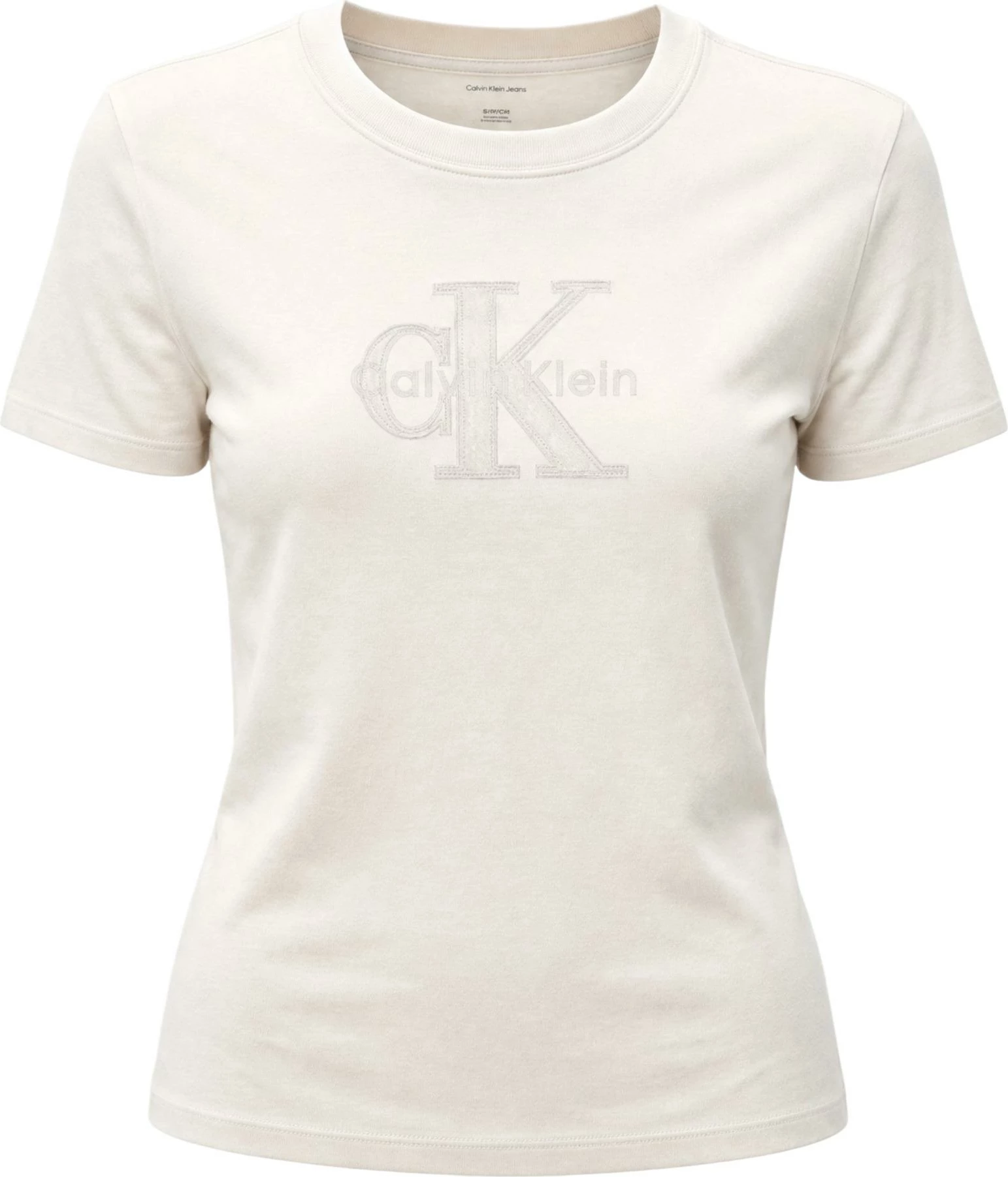 Maicë Calvin Klein Jeans LV047G829G për femra, krem [Madhësia: S]