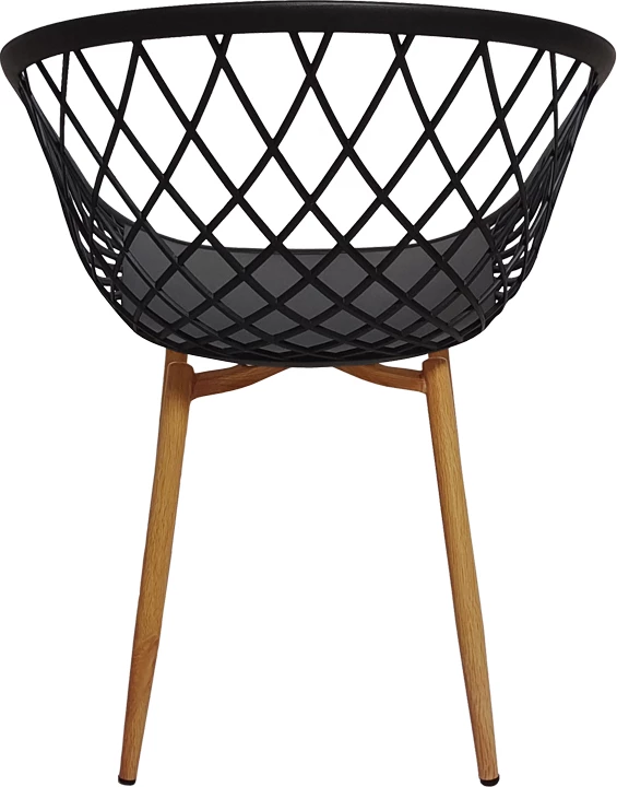 Set tavoline me karrige, ngjyrë e zezë-sonoma, 120x70x76 cm