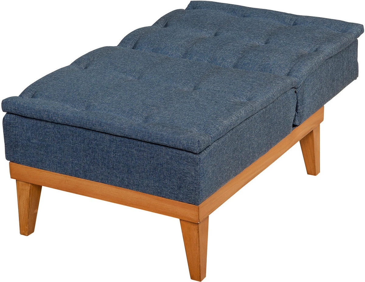 Set divan-krevat Atelier del Sofa, ngjyrë kaltër e errët, Fuoco-TKM06-1048
