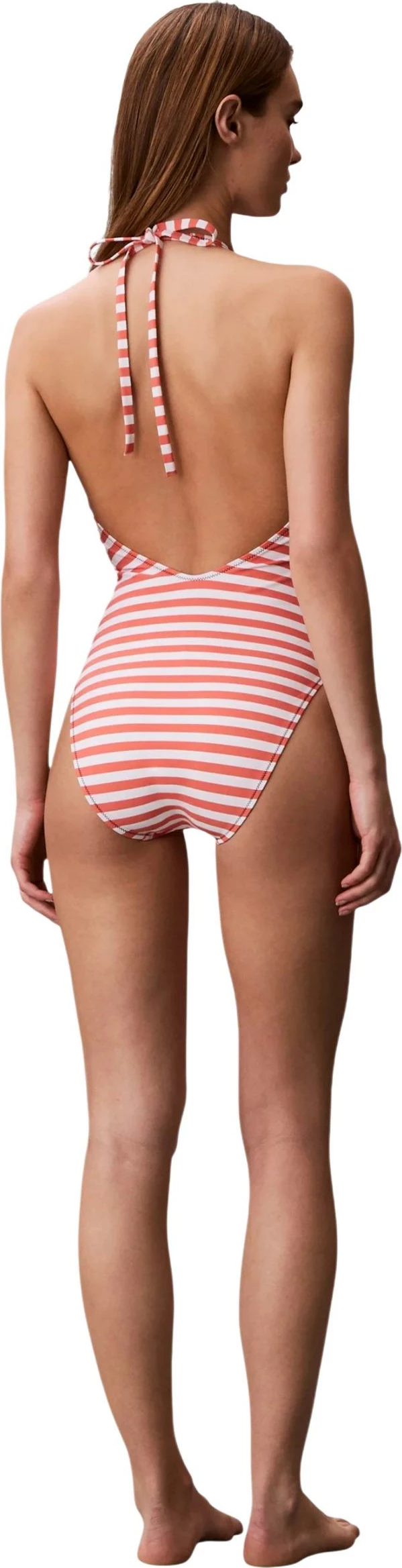 Bikine njëpjesëshe për femra Calvin Klein Jeans LV00Q61216, portokalli [Madhësia: XL]