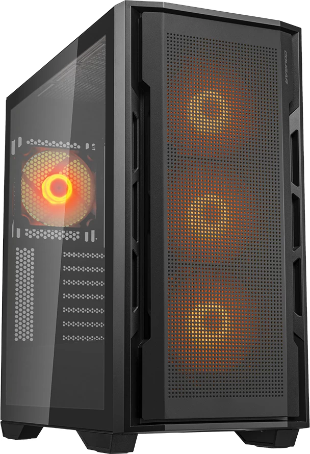 Kasë COUGAR Uniface RGB Mid Tower, ATX/E-ATX, 4x120mm, e zezë