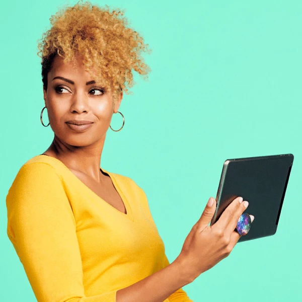 Mbajtëse/stand për celular POPSOCKETS PopGrip Basic 16139, Unicorn, multikolor