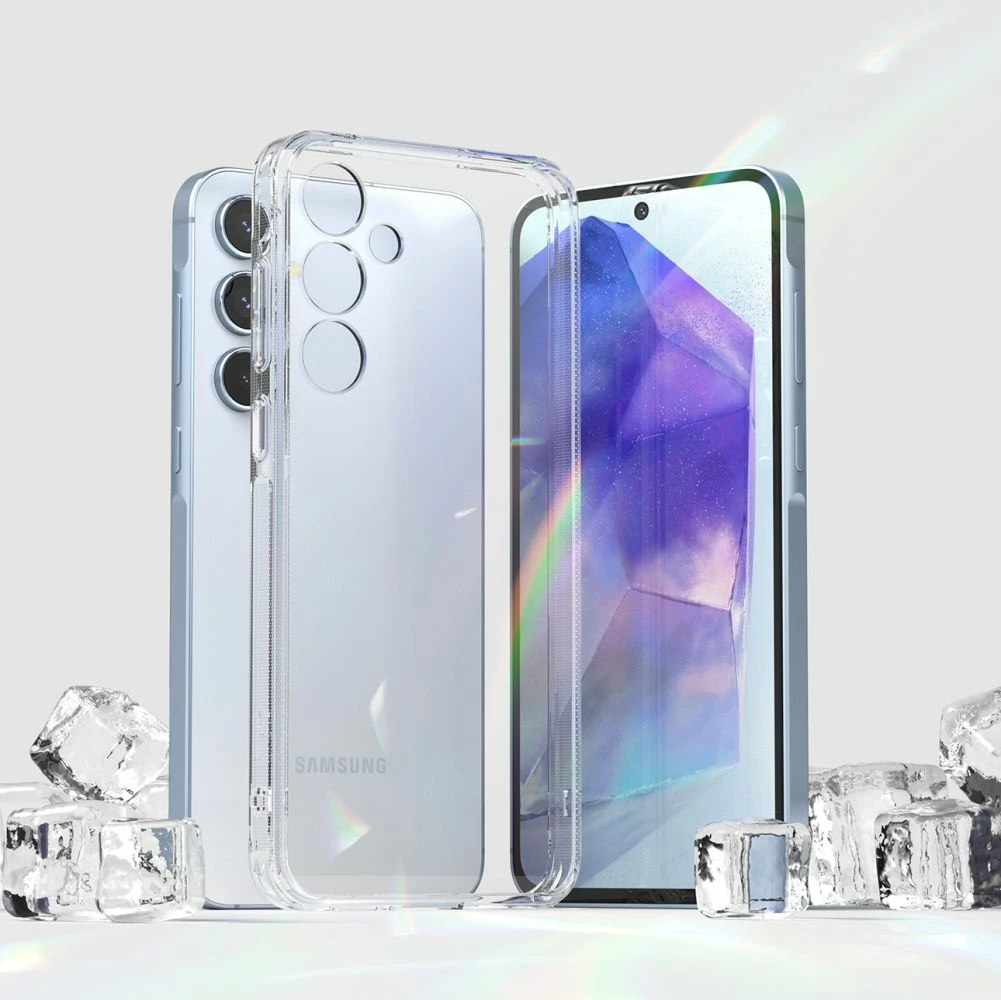 Mbështjellës Ringke Fusion për Samsung Galaxy A55 5G, Transparent