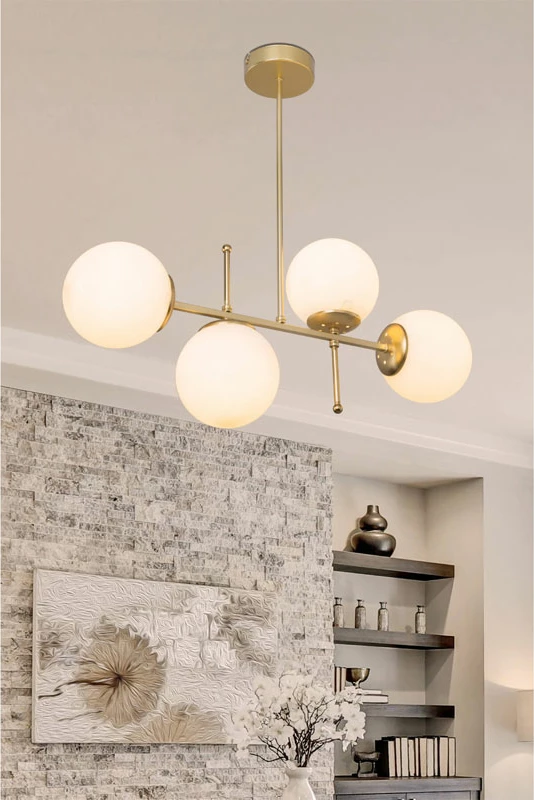 Dritë tavani PWL-1128 Ε27 ngjyrë ari 70x20x35cm