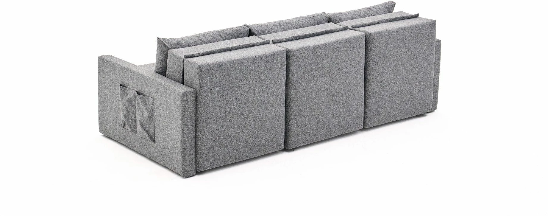 Divan-krevat treshe, Atelier del Sofa, Saros, gri